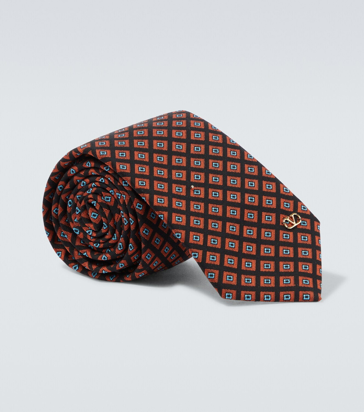 Valentino Garavani VLogo silk jacquard tie Valentino Garavani