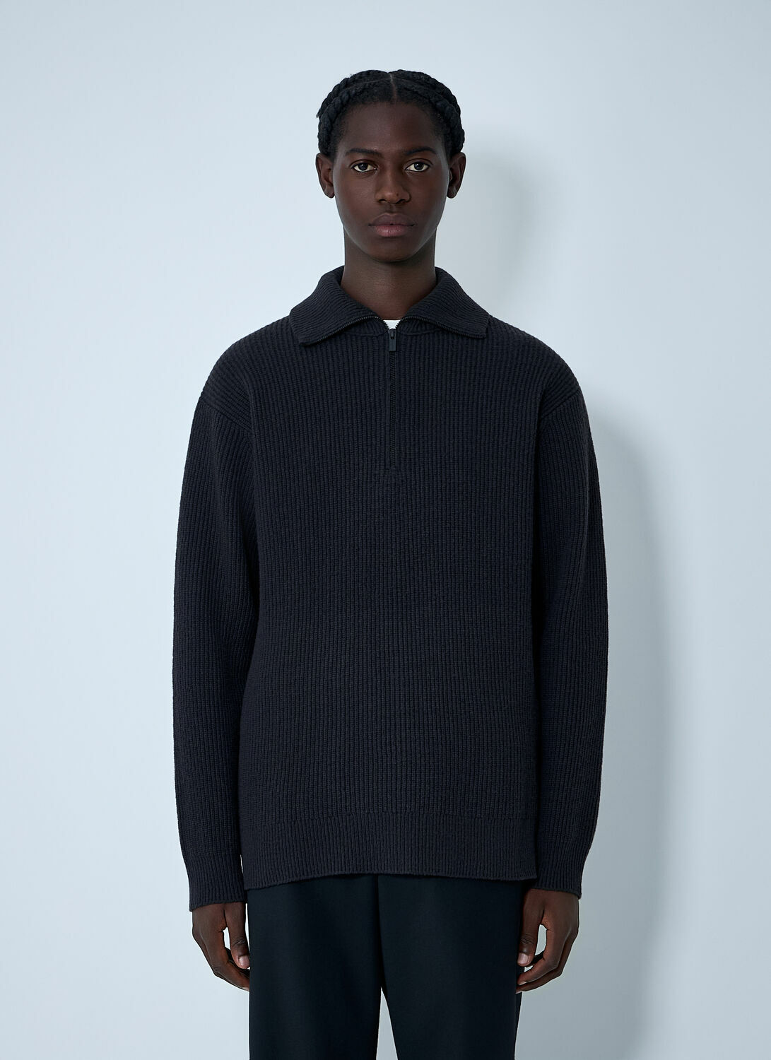 Yohji Yamamoto Half-Zip Sweater