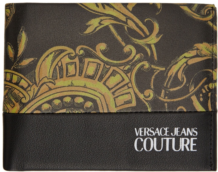 Photo: Versace Jeans Couture Black Regalia Baroque Bifold Wallet