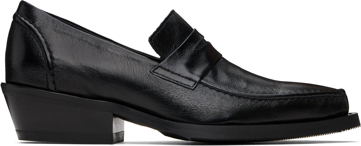 OUR LEGACY ブラック ローファー サイズ42 ☆OUR LEGACY☆ LOAFER ブラック レザー ローファー (OUR LEGACY
