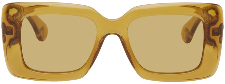 Photo: Lanvin Yellow Square Sunglasses