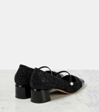 Jimmy Choo Elisa glitter Mary Jane pumps