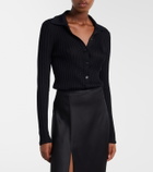 Gucci Ribbed-knit cardigan