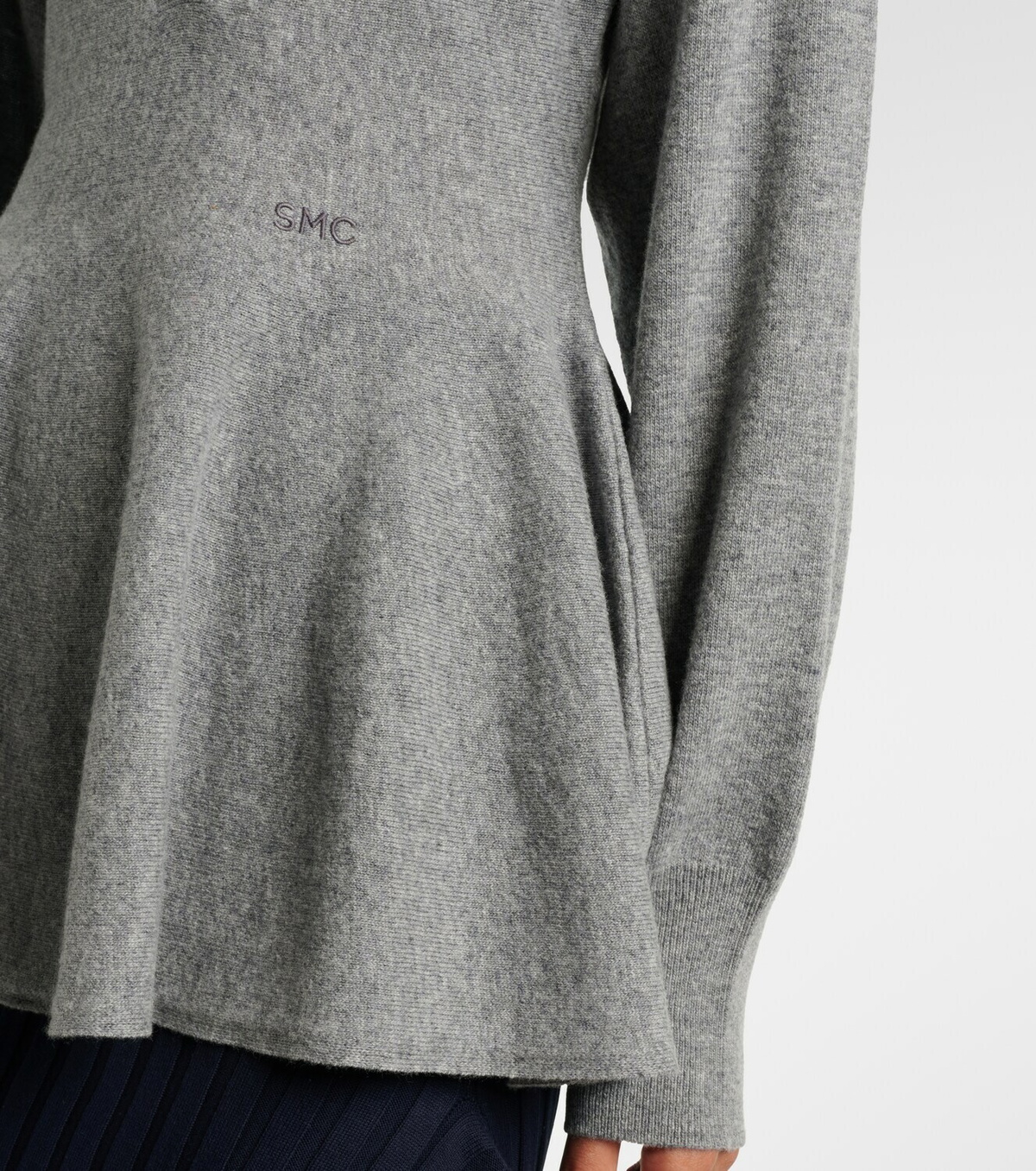 Stella McCartney Peplum virgin wool top