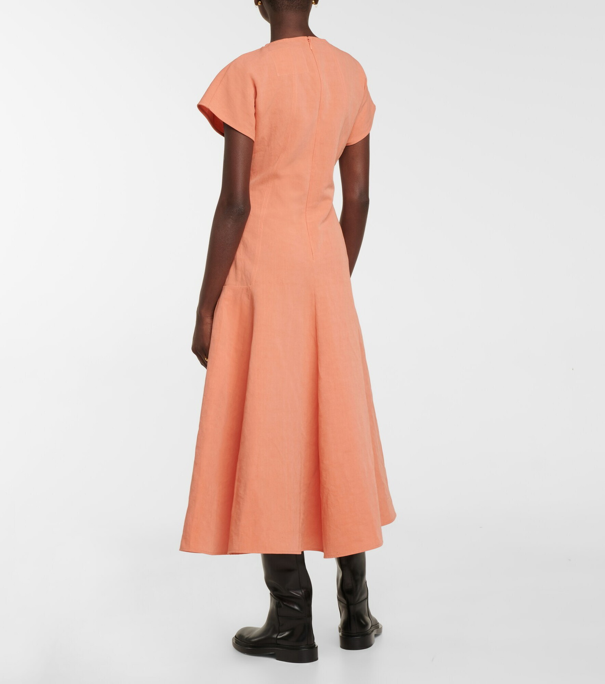 a line long dress design La Femme A-Line Long Simple Formal Dress main image 0
