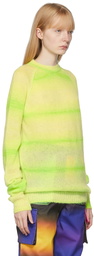 AGR Green Knit Crewneck Sweater