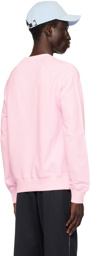 Balmain Pink 'Balmain Paris' Printed Sweatshirt