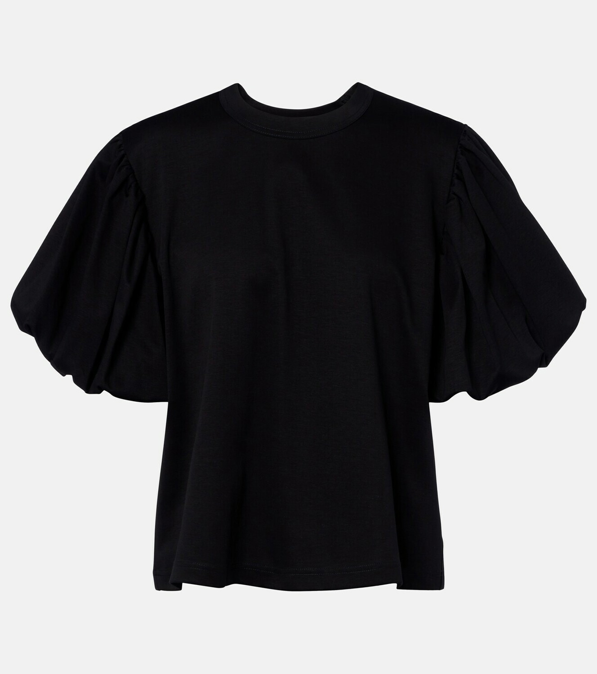 Noir Kei Ninomiya Puff-sleeve cotton jersey T-shirt