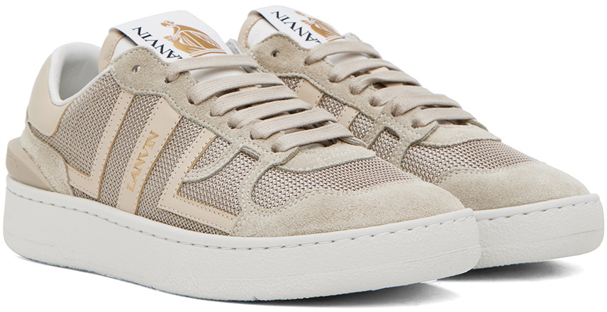 【Lanvin】 Clayスエードスニーカー Lanvin Beige Clay Sneakers Lanvin