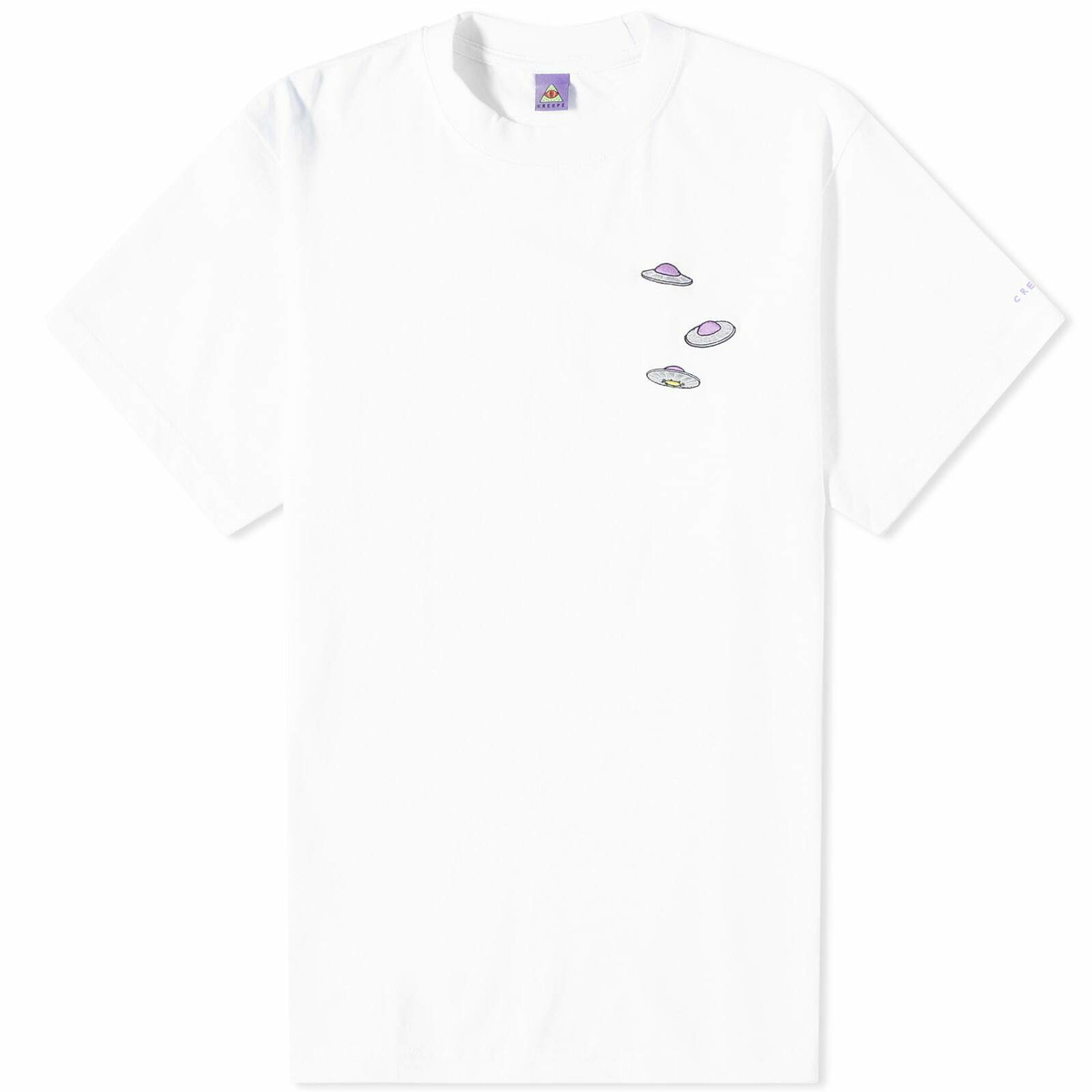 Creepz Men's Invasion UFO T-Shirt in White