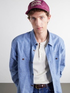 Visvim - Excelsior Wool and Silk-Blend Twill Cap - Burgundy