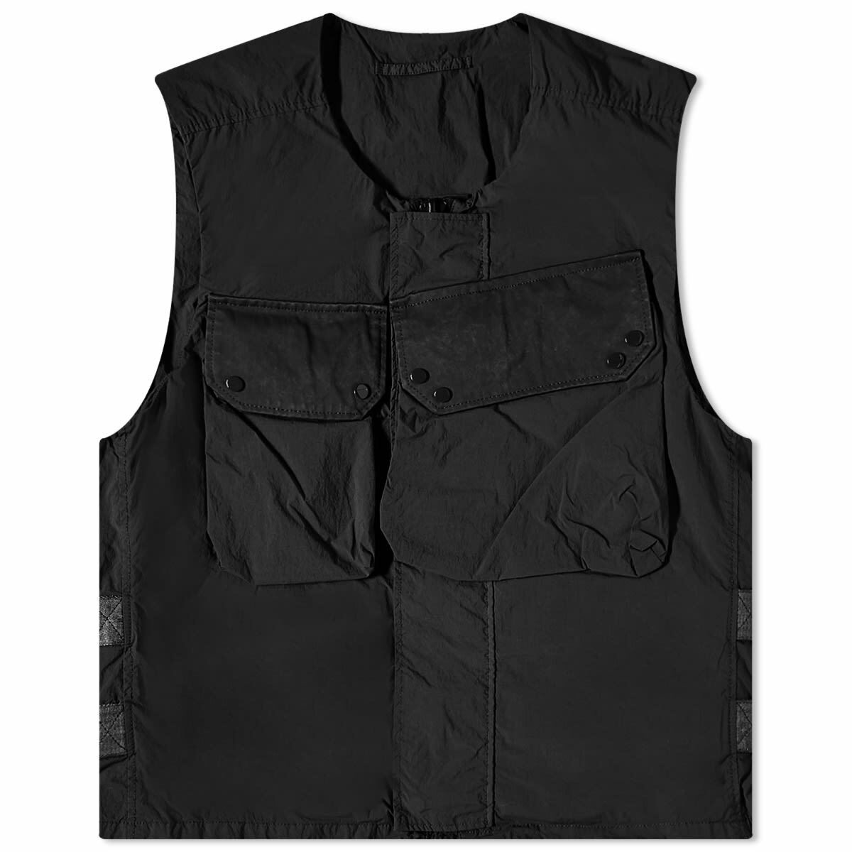 Ten C Men's Multi Pocket Vest in Black Ten C