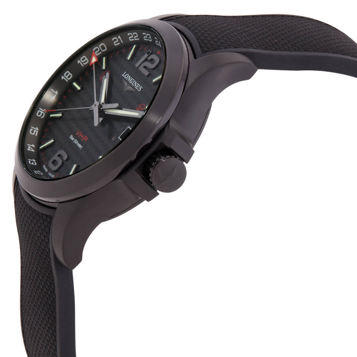 Longines Conquest V.H.P. Quartz Black Dial Mens Watch L37182669