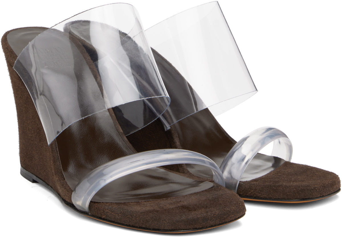 Maryam Nassir Zadeh Brown Olympia Wedge Heeled Sandals