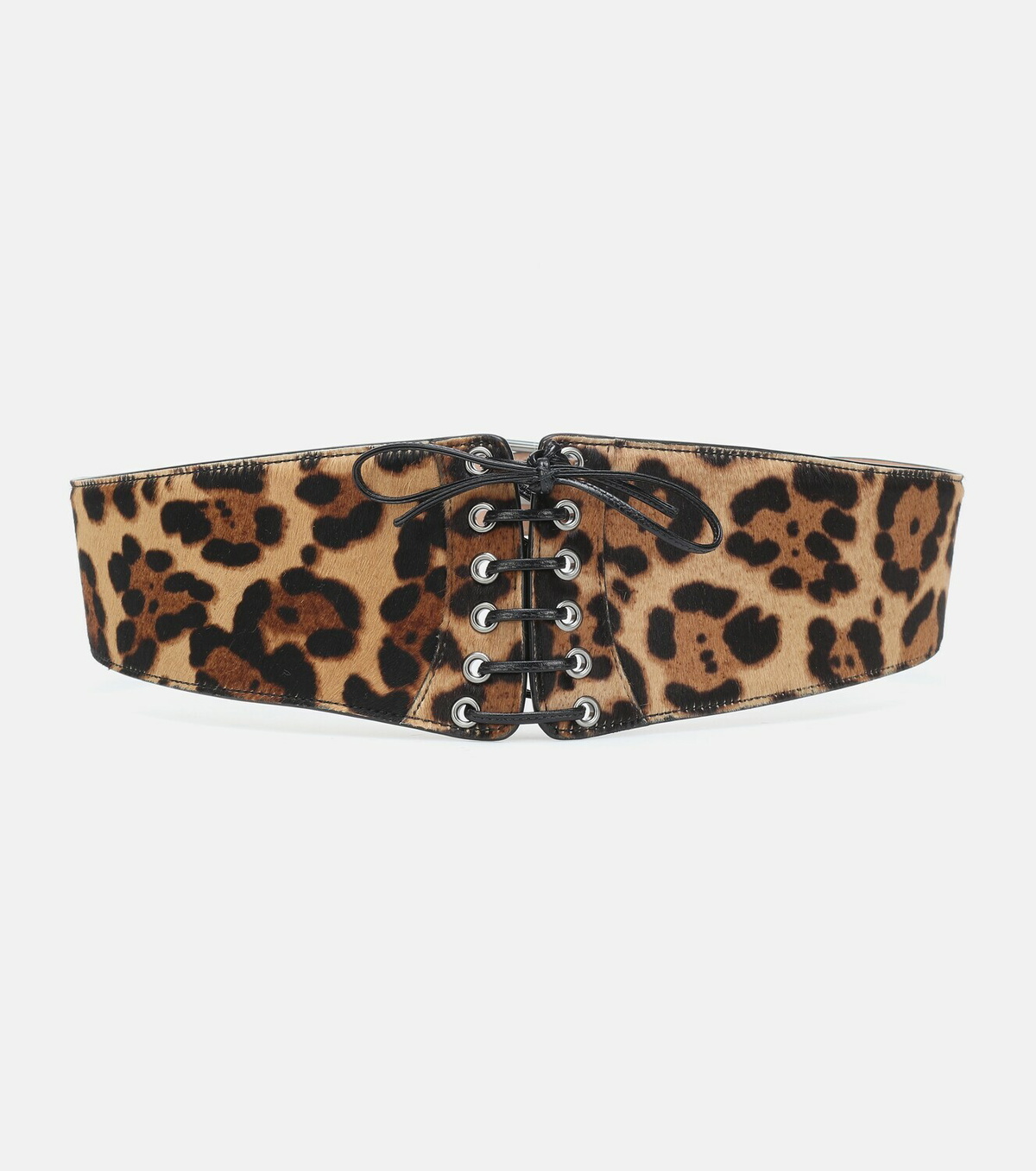 Alaïa Leopard-print calf hair belt ALAÏA display picture 3