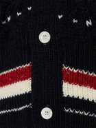 THOM BROWNE All Over Cable Stitch Classic Cardigan
