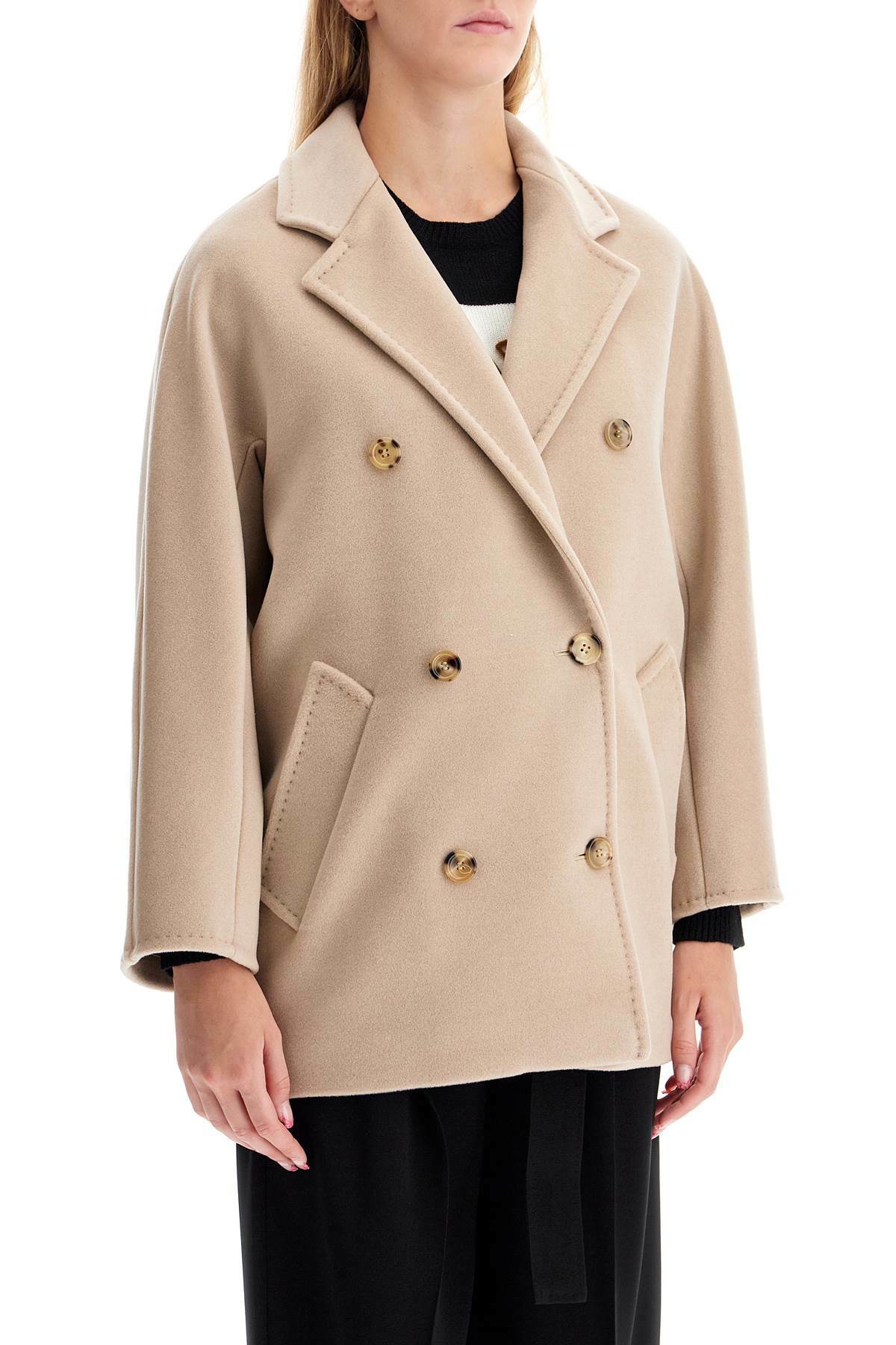 【送関込】Max Mara☆short icon coat 101801 puzzle MAX MARA short icon coat 101801 puzzle Neutro Max Mara