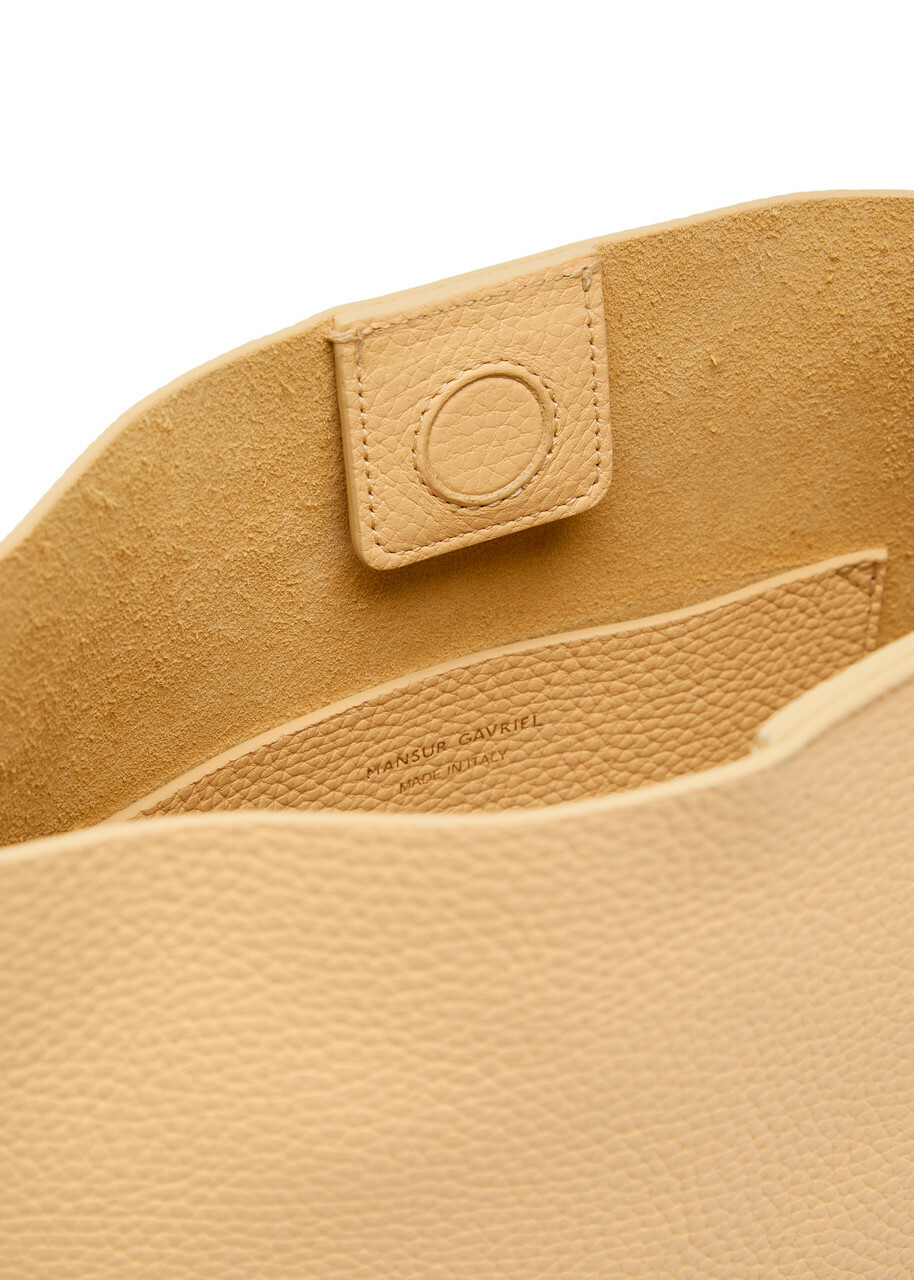 Mansur Gavriel Everyday Cabas Grained Leather Shoulder bag - Yellow - One Size