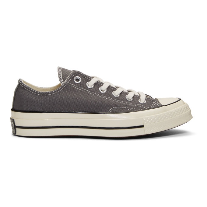 Photo: Converse Grey Chuck 70 Low Sneakers