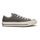 Converse Grey Chuck 70 Low Sneakers