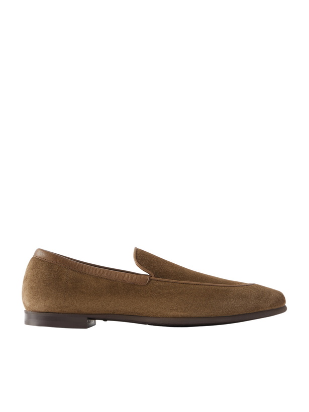 Photo: John Lobb - Tyne II Suede Loafers - Green