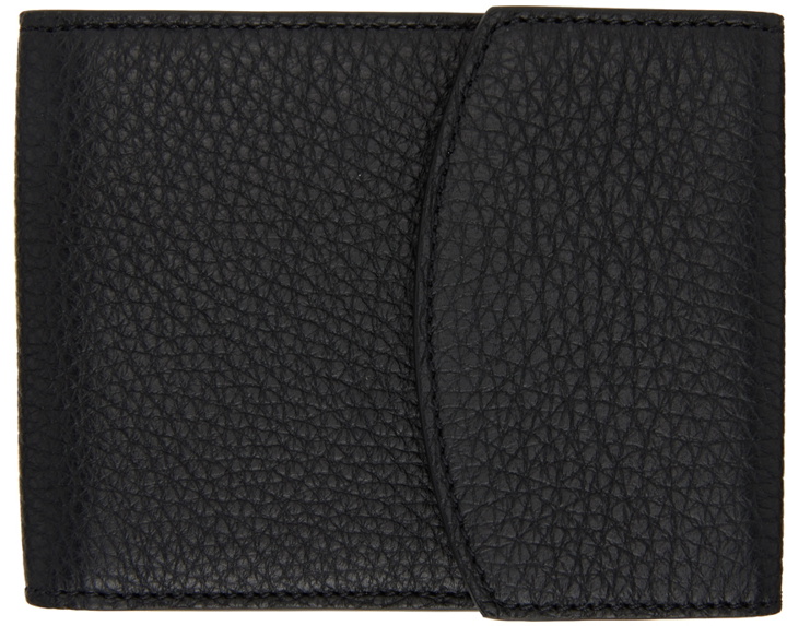 Photo: Maison Margiela Black Leather Bifold Wallet