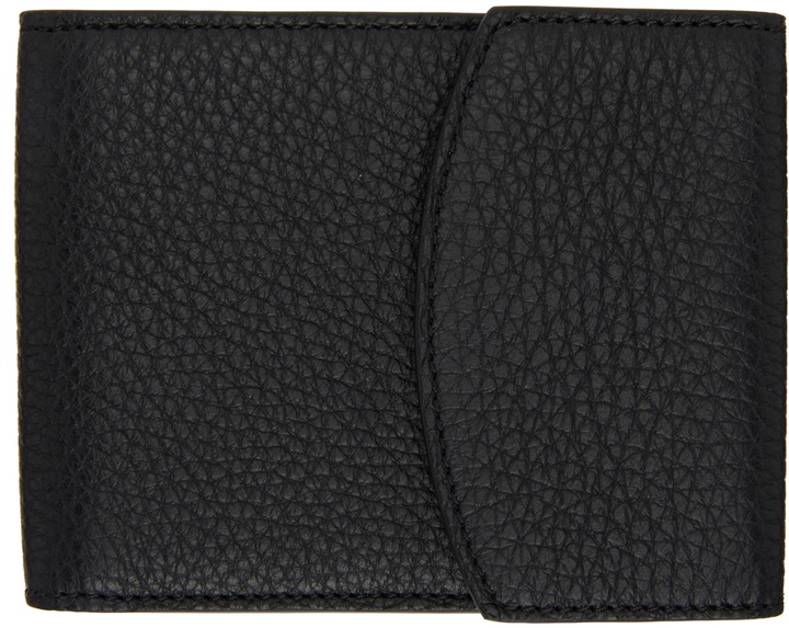 Photo: Maison Margiela Black Leather Bifold Wallet