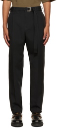 sacai Black Belted Lounge Pants