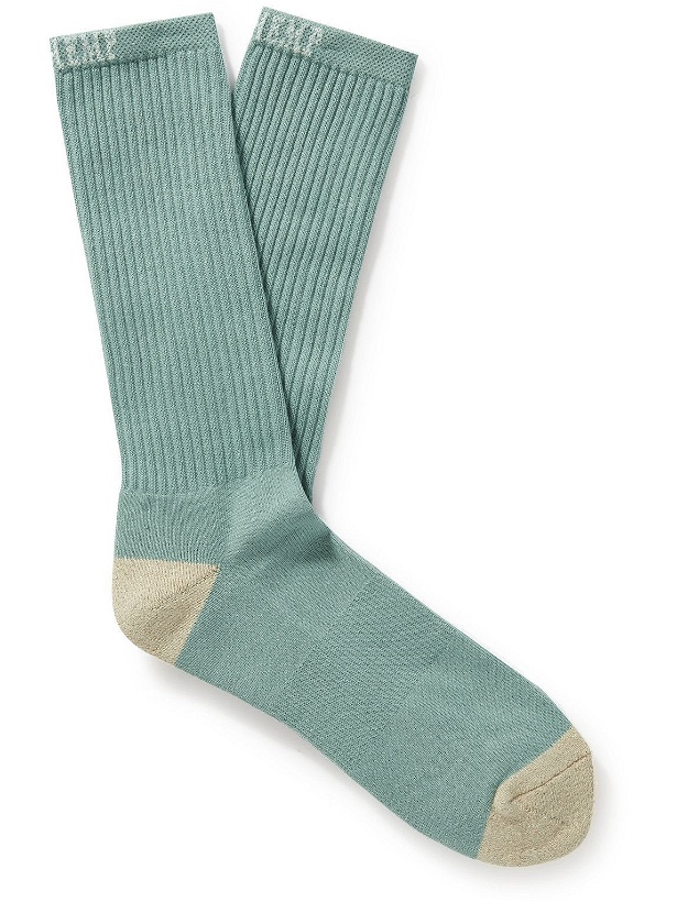 Photo: Anonymous ism - GOHEMP Ribbed Cotton-Blend Socks