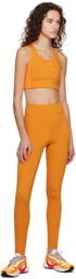 adidas x IVY PARK Orange Lace-Up Sport Bra