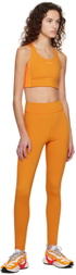adidas x IVY PARK Orange Lace-Up Sport Bra