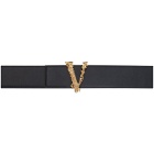 Versace Black Vitrus Belt