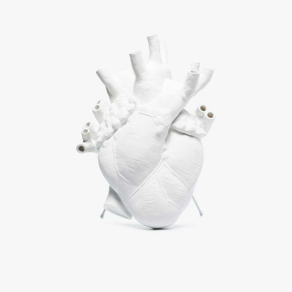 Seletti White Love In Bloom Porcelain Vase