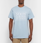 Noon Goons - Logo-Print Cotton-Jersey T-Shirt - Men - Light blue