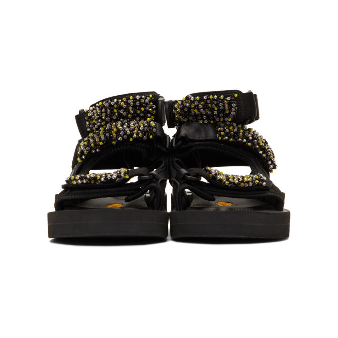 Cecilie Bahnsen Black and Yellow Suicoke Edition Was-Vcb-B