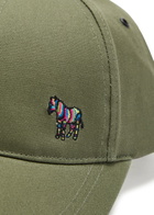Paul Smith Zebra-embroidered Cotton cap - Green - One Size