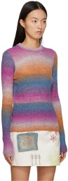 MCQ Multicolor Wool & Mohair Sweater