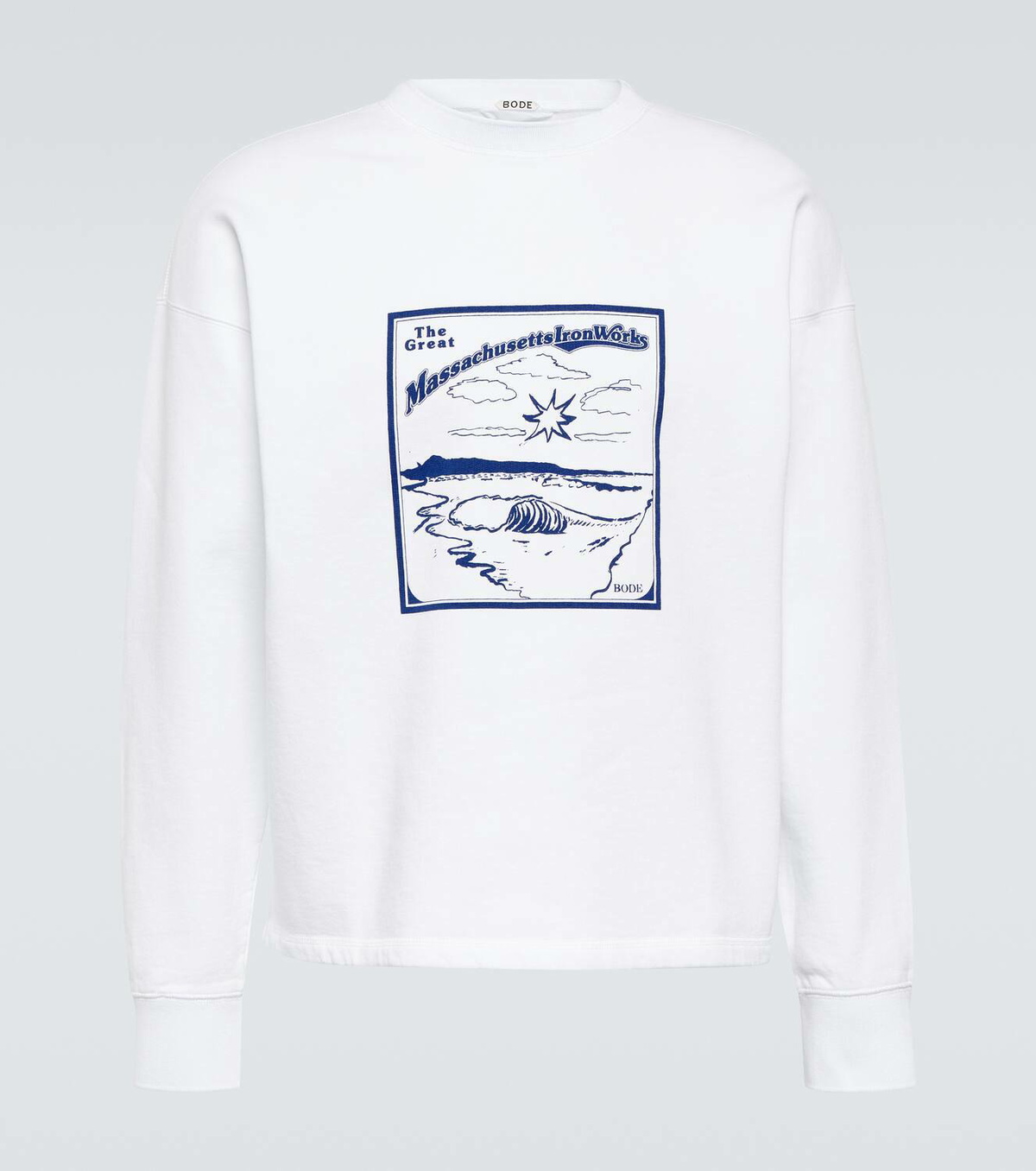 Bode Ironworks cotton jersey sweatshirt