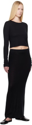 ÉTERNE Black Long Sleeve Baby T-shirt