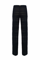 TwinSet Perforated Viscose Knit Trousers