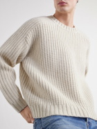TOTEME - Ribbed Wool Sweater - Neutrals