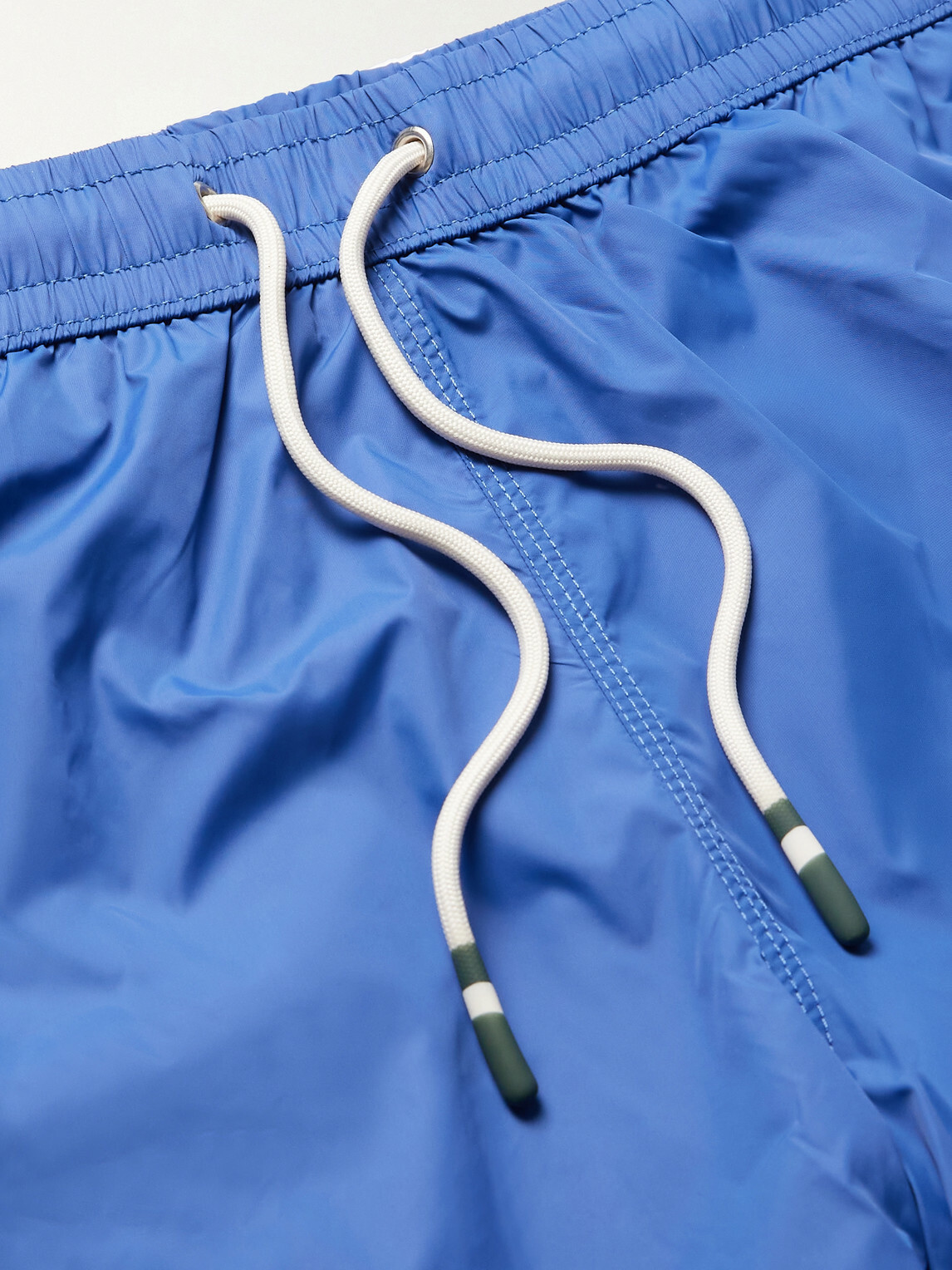 Hartford - Slim-Fit Mid-Length Recycled Swim Shorts - Blue