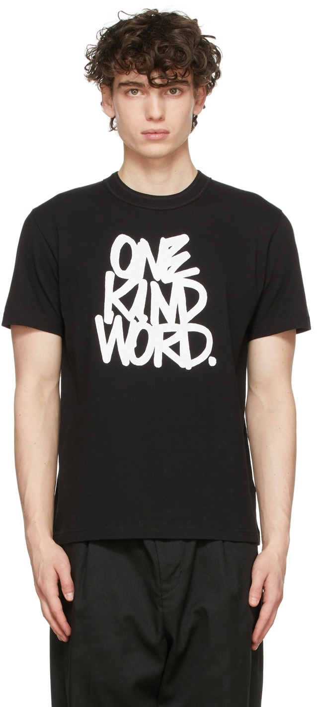 sacai Black Eric Haze Edition 'One Kind Word' T-Shirt Sacai