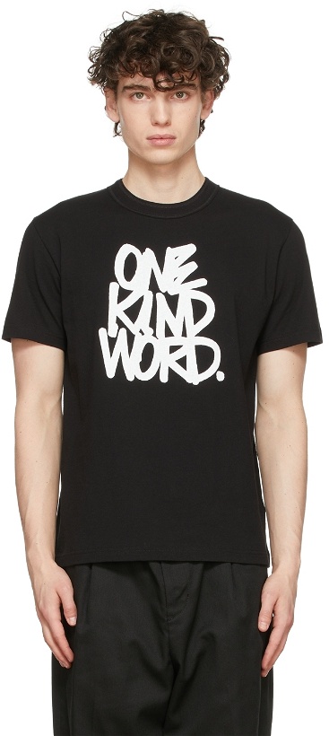 Photo: sacai Black Eric Haze Edition 'One Kind Word' T-Shirt