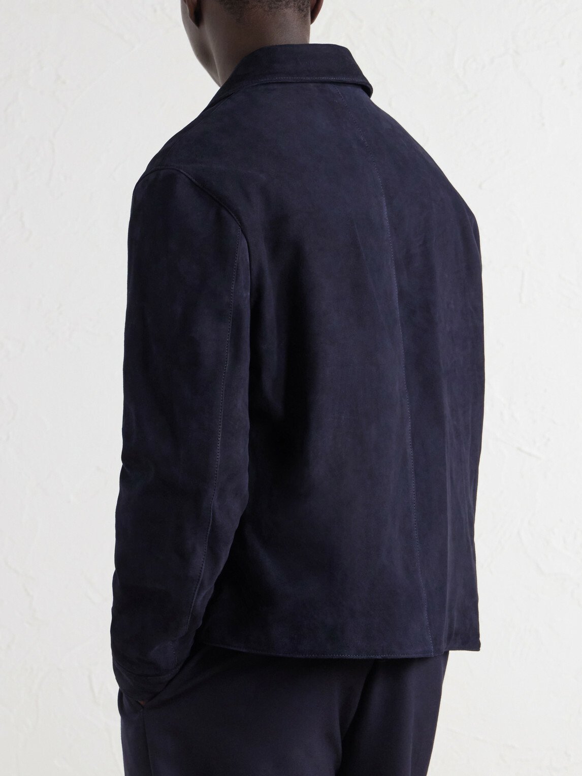 Mr P. - Suede Jacket - Blue