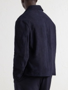 Mr P. - Suede Jacket - Blue