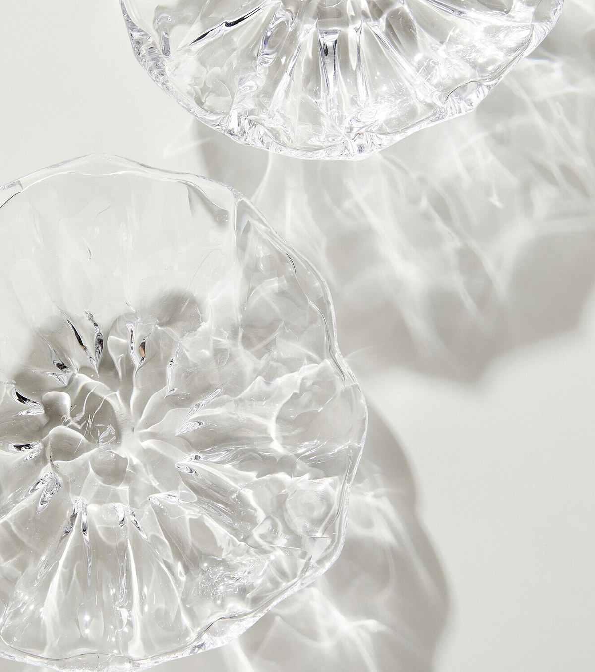 Alexander Kirkeby Set of 2 crystal side plates