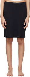 Cou Cou Black 'The Slip' Midi Skirt