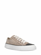 BRUNELLO CUCINELLI - 20mm Suede Low Top Sneakers