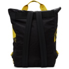 Off-White Black and Yellow Twill Backpack